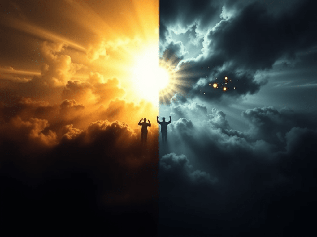 Light versus Darkness; Relationship.